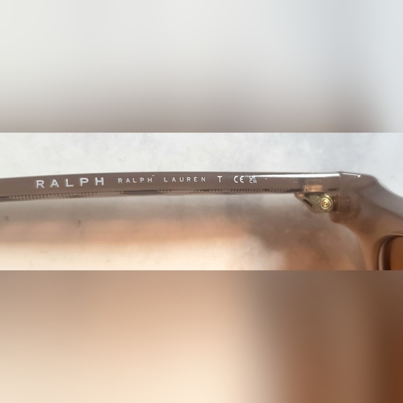 RALPH Ralph Lauren Sunglasses Caramel Transparent Plaid 5294U - Picture 8 of 9
